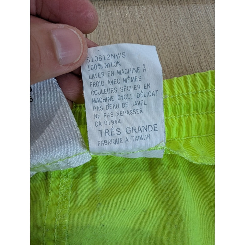 Nike Challenge Court Andre Agassi Shorts Vintage 90's Sz X-Large Rare Neon Volt - Picture 14 of 16